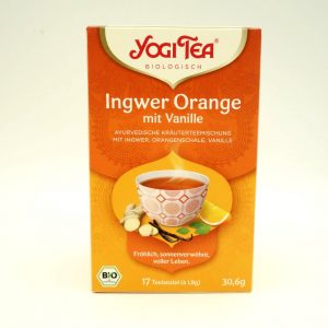 Yogi-Tea Ingwer Orange mit Vanille