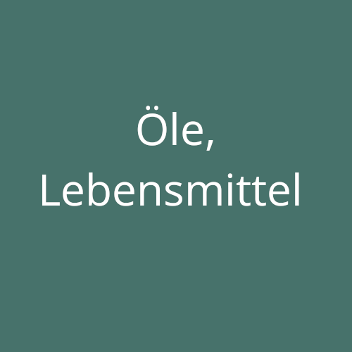 Öle, Lebensmittel