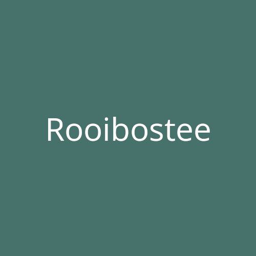 Rooibostees bio, offen und Teebeutel
